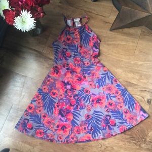 👑 3 for $20 - Tropical Skater Dress